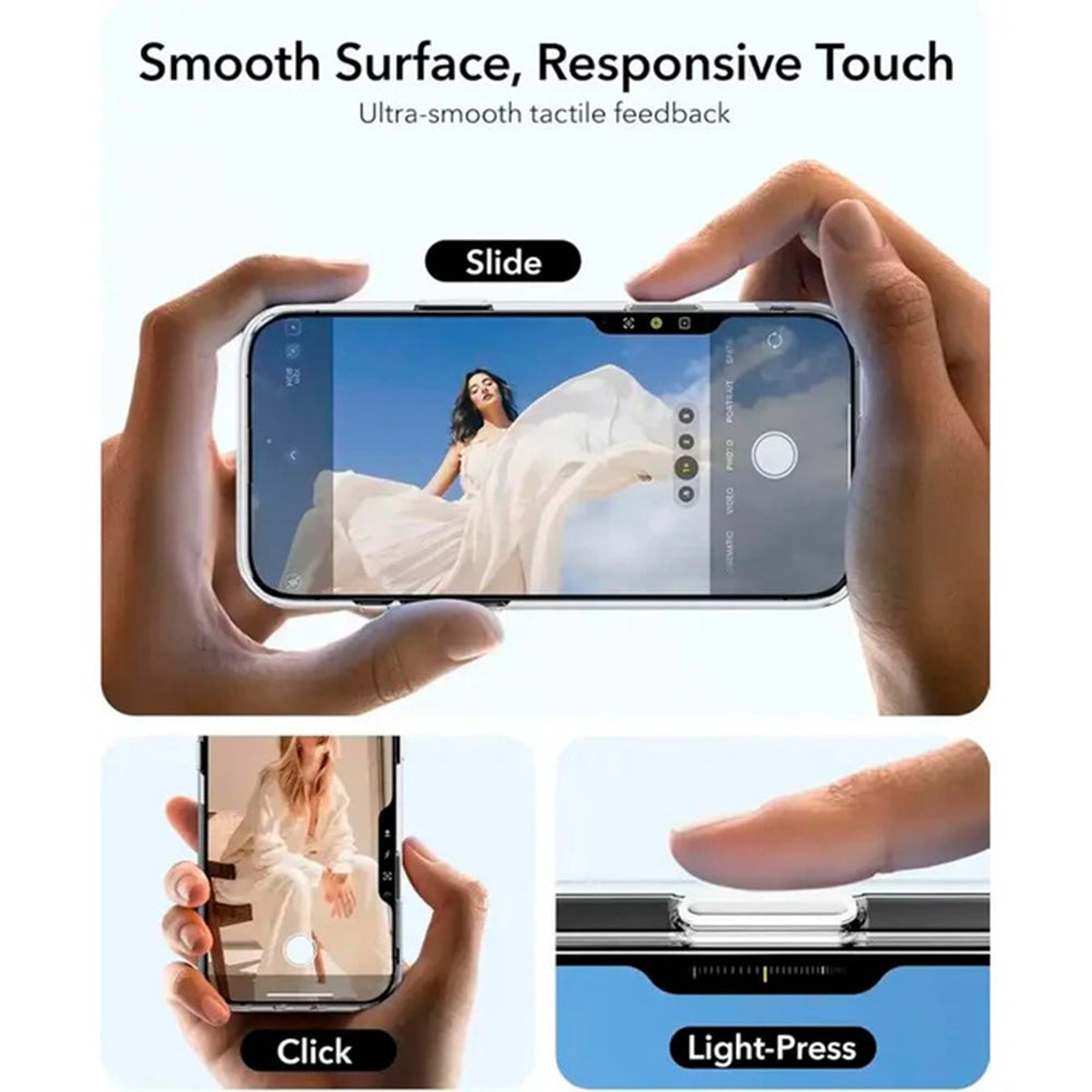 Husa de protectie ESR Classic Hybrid HaloLock Kickstand compatibil cu iPhone 16 Pro Max, Negru Mat