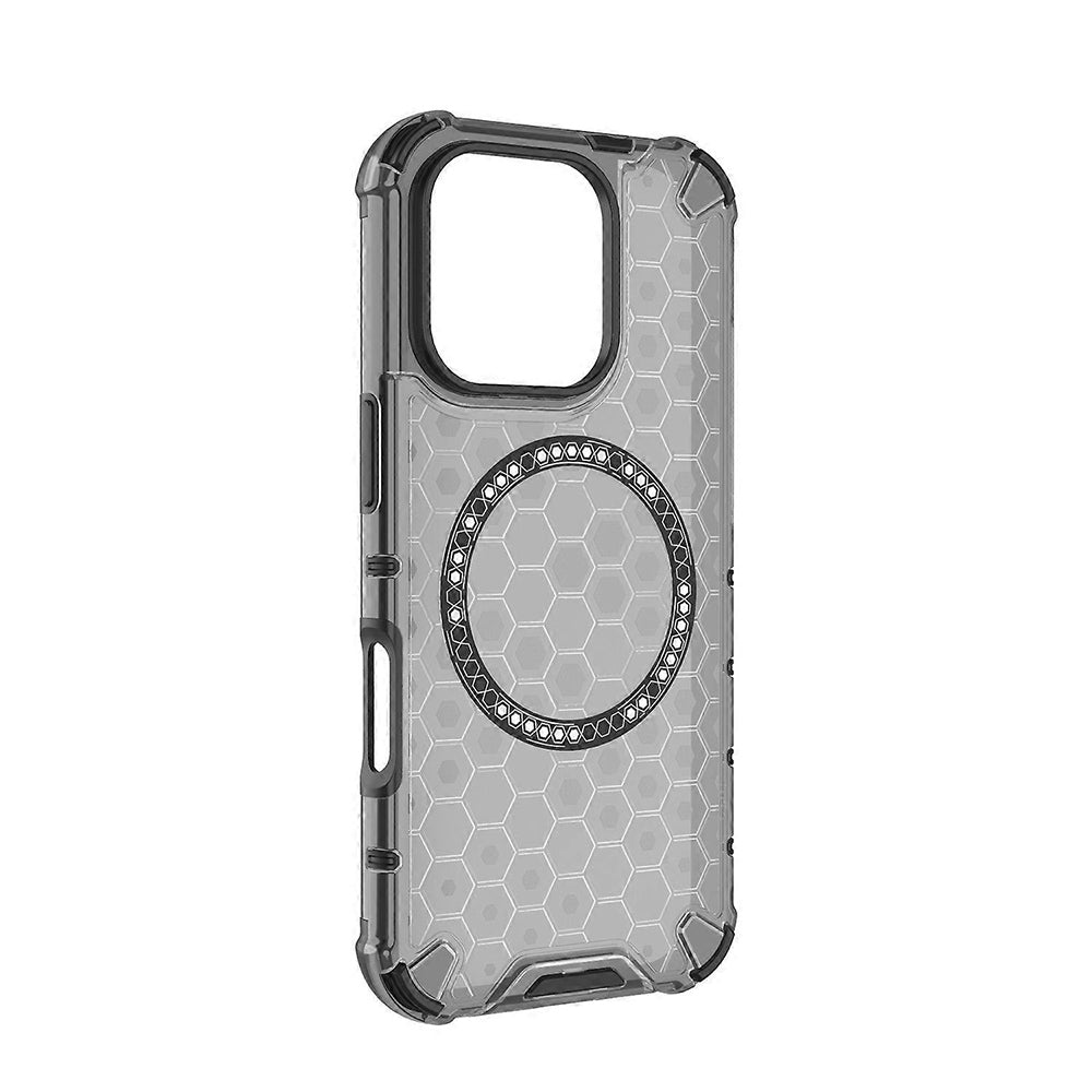 Husa de protectie Techsuit HoneyComb Shield MagSafe compatibil cu iPhone 16 Pro Max, Negru