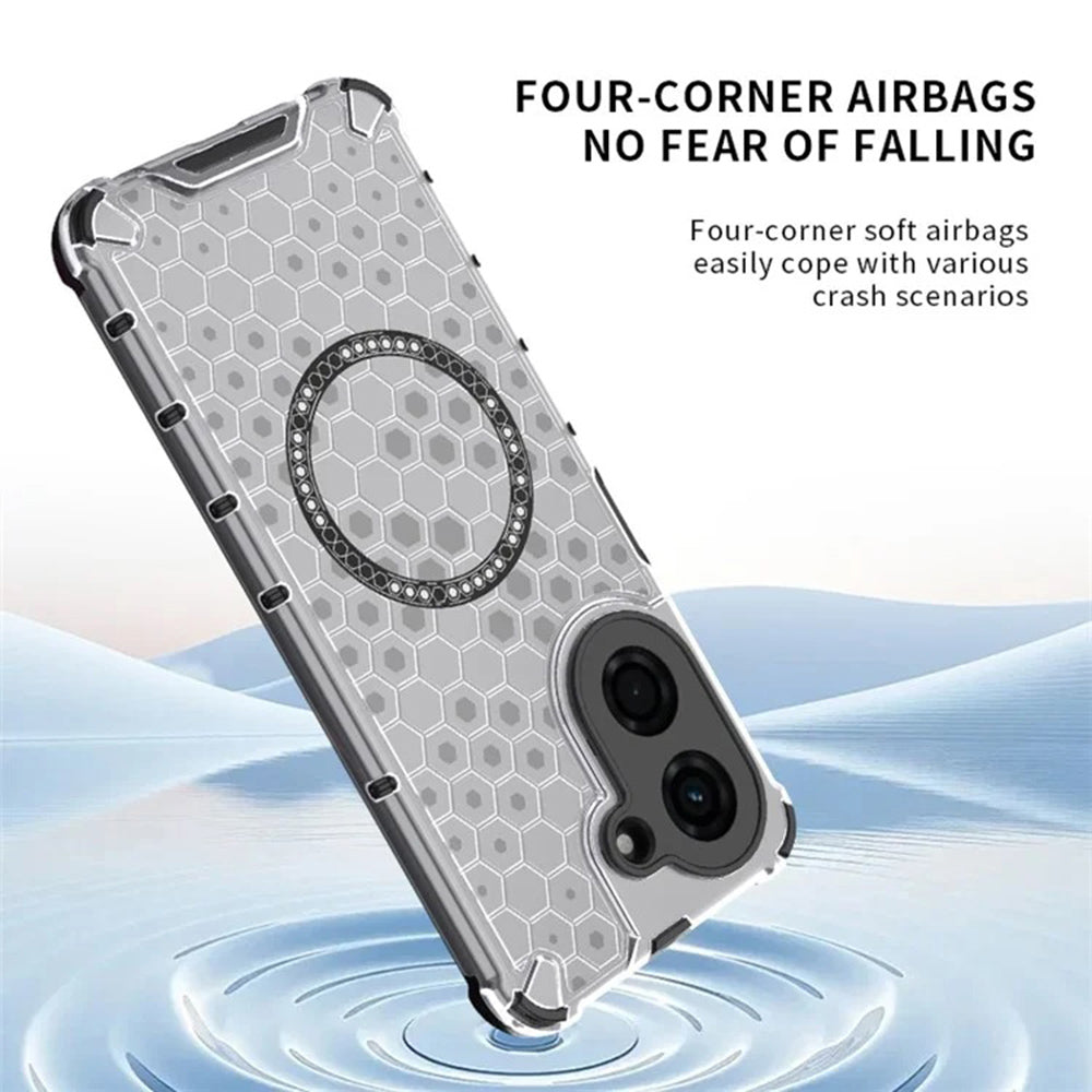 Husa de protectie Techsuit HoneyComb Shield MagSafe compatibil cu Xiaomi Redmi A5 4G (Regional), Negru