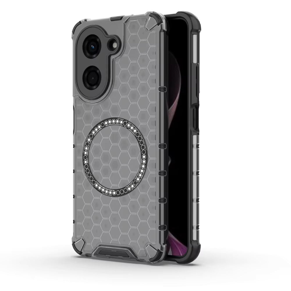 Husa de protectie Techsuit HoneyComb Shield MagSafe compatibil cu Xiaomi Redmi A5 4G (Regional), Negru