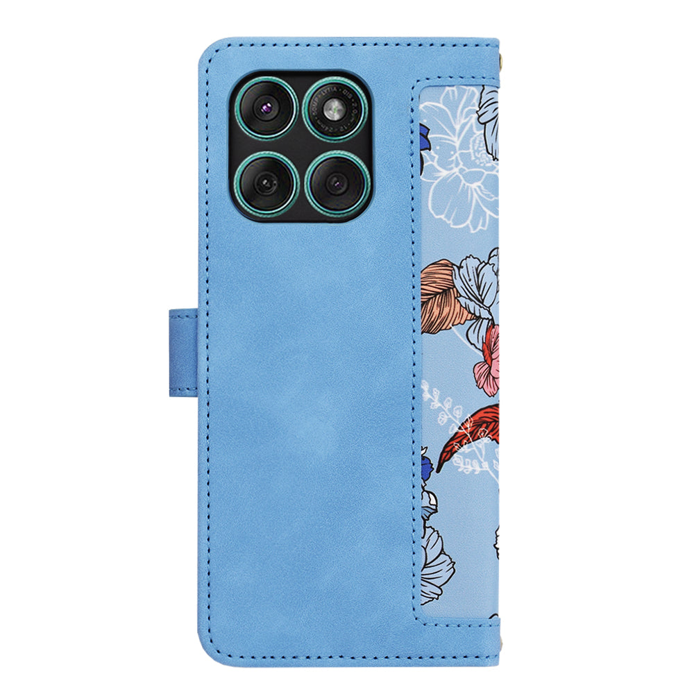 Husa de protectie Techsuit FlipCraft compatibil cu Motorola Edge 60 / Edge 60 Fusion, Vibrant Blue