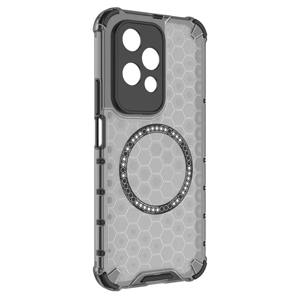Husa de protectie Techsuit HoneyComb Shield MagSafe compatibil cu Honor 200 Lite, Negru