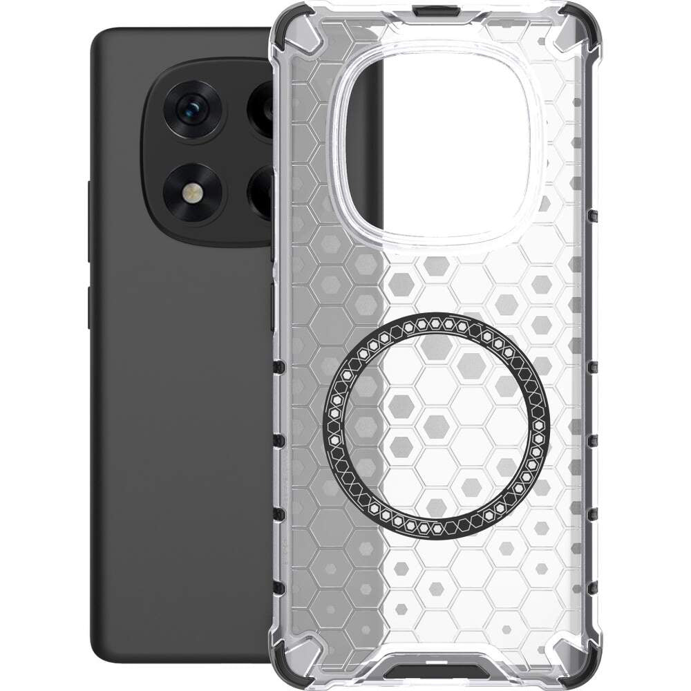 Husa de protectie Techsuit HoneyComb Shield MagSafe compatibil cu Xiaomi Redmi Note 14 Pro+ 5G, Alb
