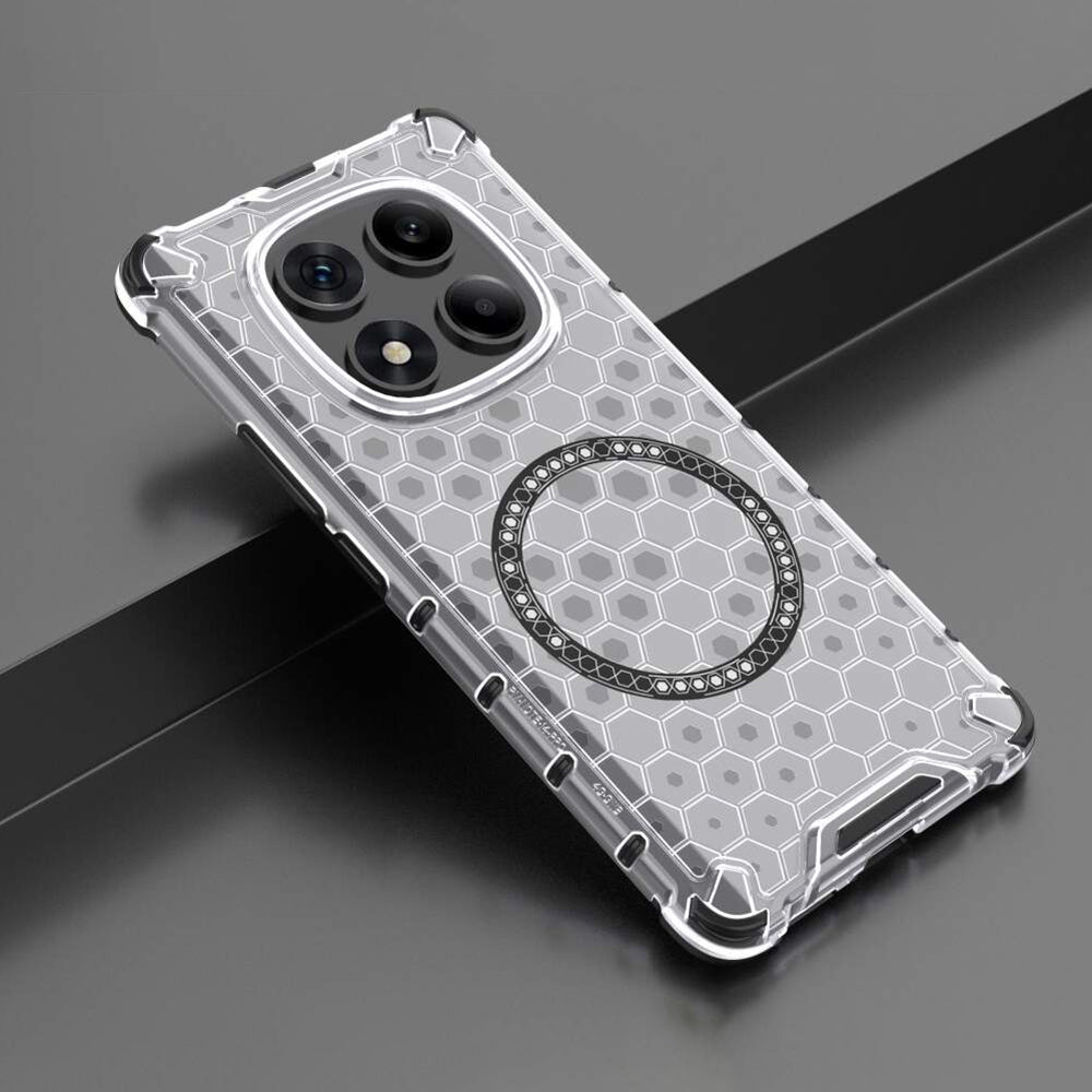 Husa de protectie Techsuit HoneyComb Shield MagSafe compatibil cu Xiaomi Redmi Note 14 Pro+ 5G, Alb