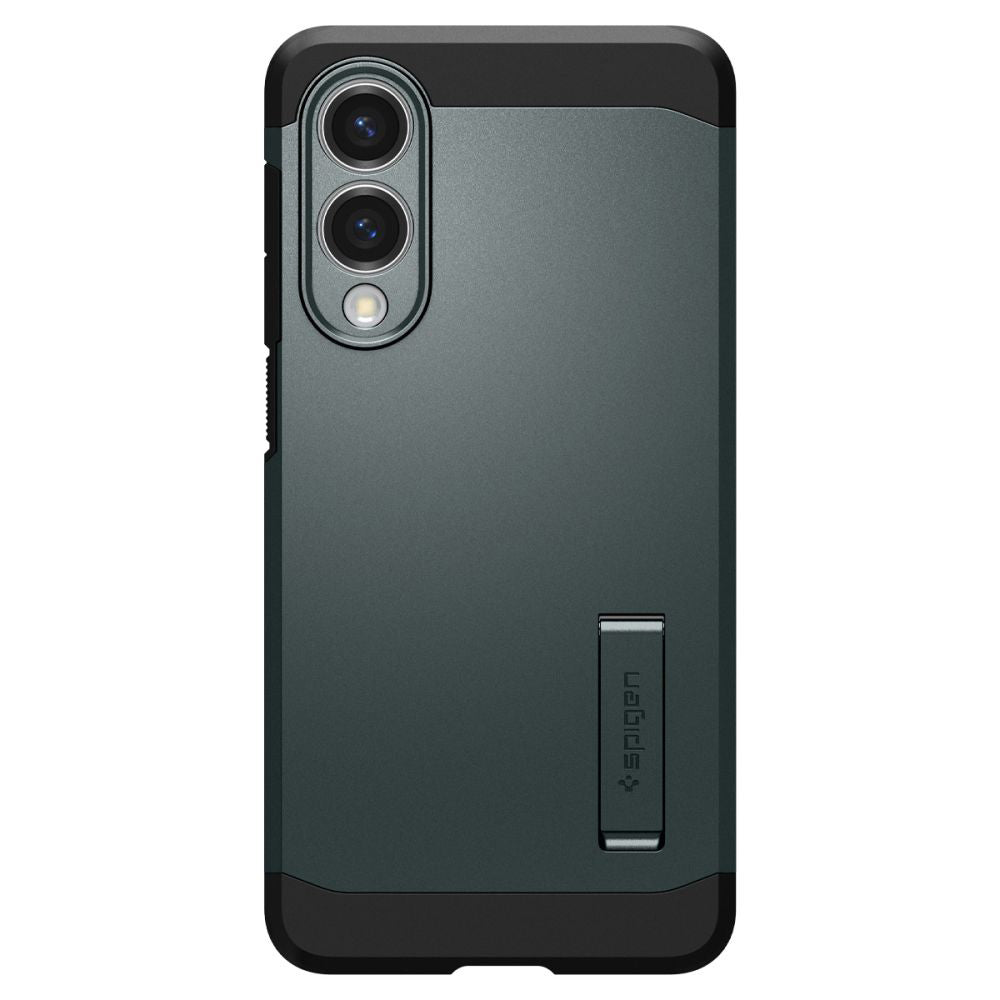 Husa de protectie Spigen Tough Armor MagSafe (ACS09424) compatibil cu Samsung Galaxy S25 Edge, Abyss Green