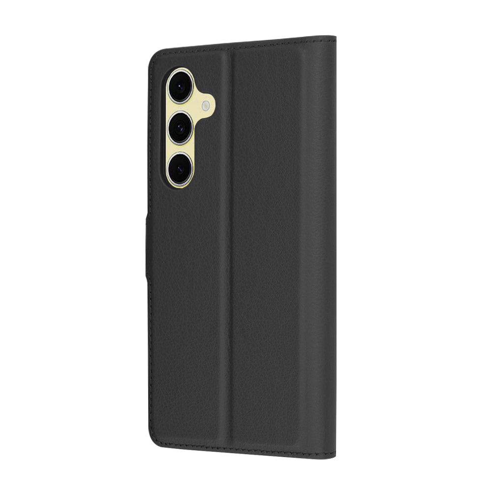 Husa de protectie Techsuit Leather Folio compatibil cu Samsung Galaxy S24 FE, Negru