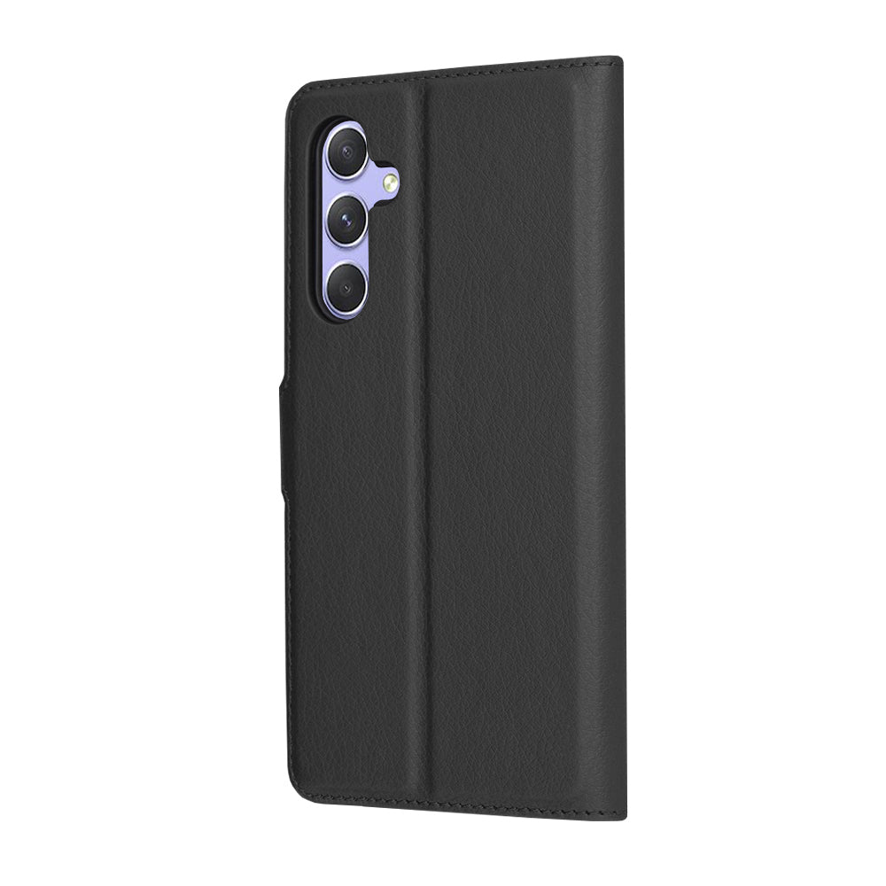 Husa de protectie Techsuit Leather Folio compatibil cu Samsung Galaxy A54, Negru