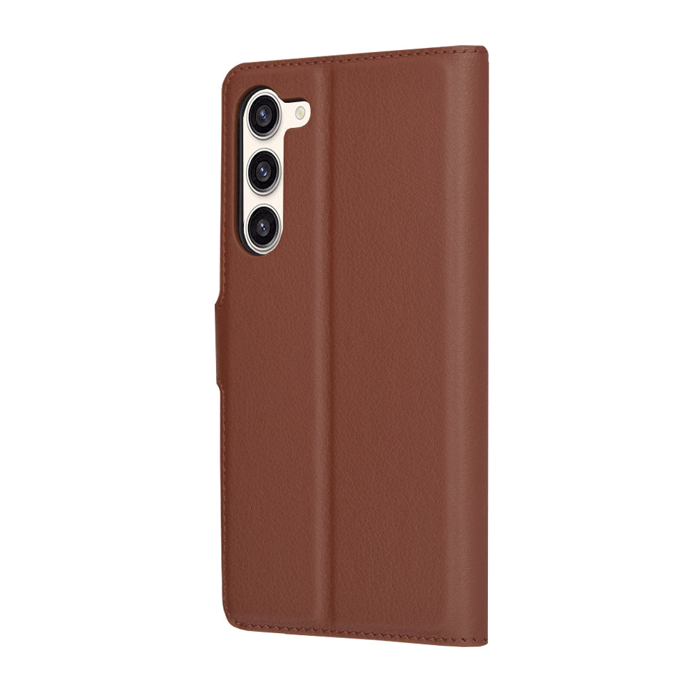 Husa de protectie Techsuit Leather Folio compatibil cu Samsung Galaxy S23 Plus, Maro