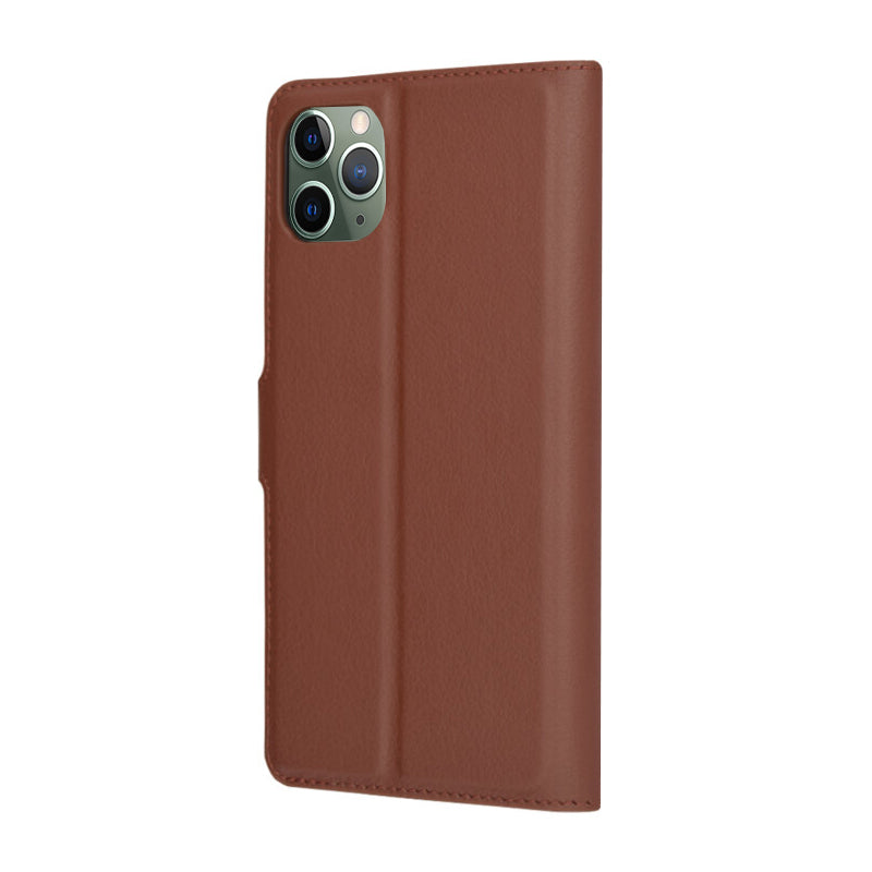 TechSuit Husa de protectie Techsuit Leather Folio compatibil cu iPhone 11 Pro Max, Maro – imagine 5