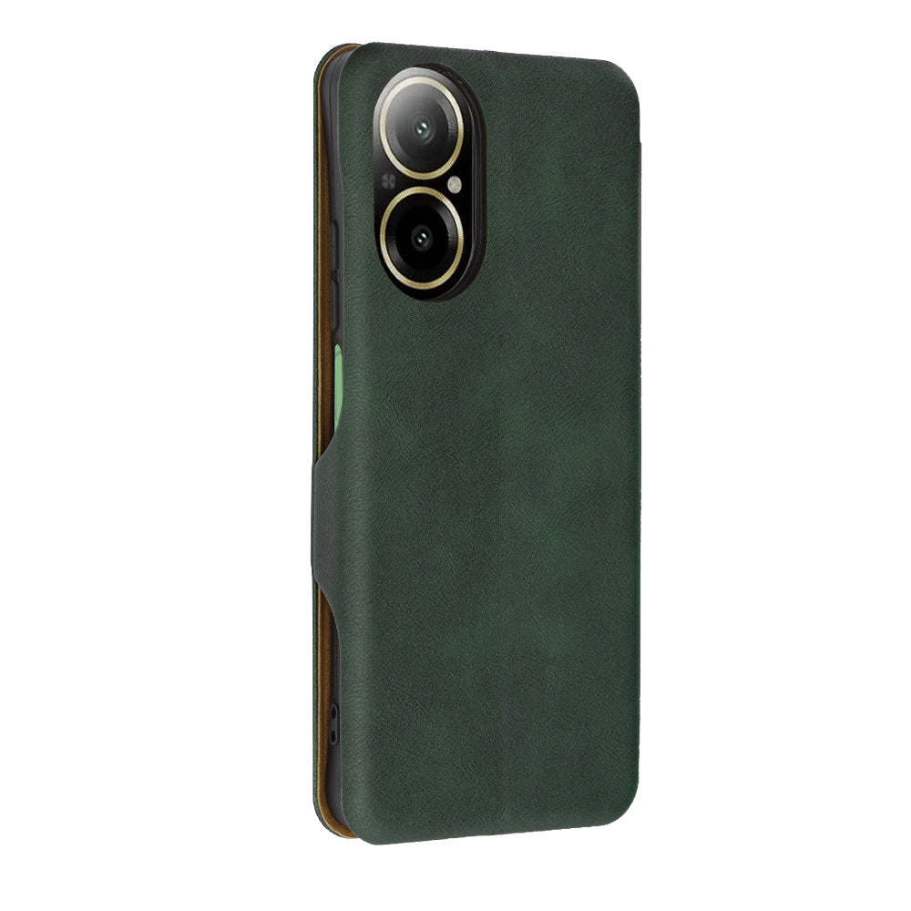 Husa de protectie Techsuit Safe Wallet Plus compatibil cu Realme C67 4G, Verde
