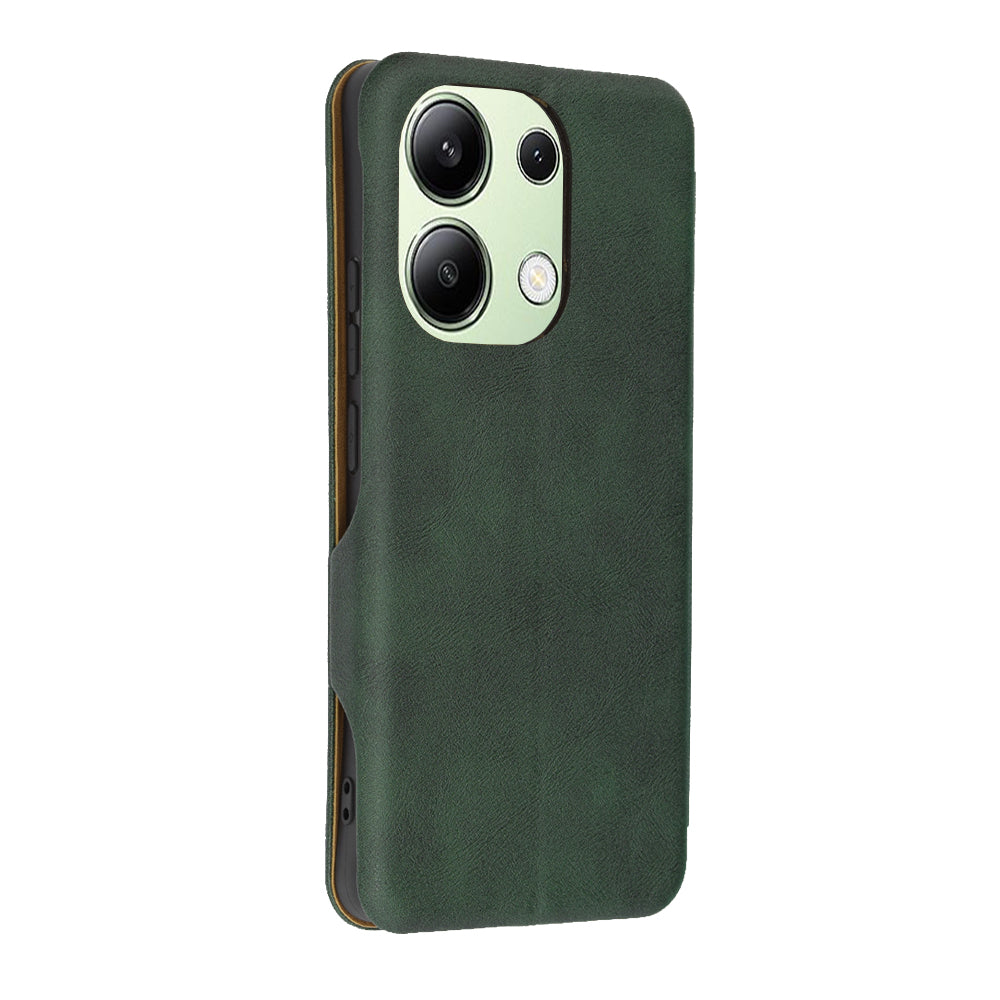 Husa de protectie Techsuit Safe Wallet Plus compatibil cu Xiaomi Redmi Note 13 4G, Verde