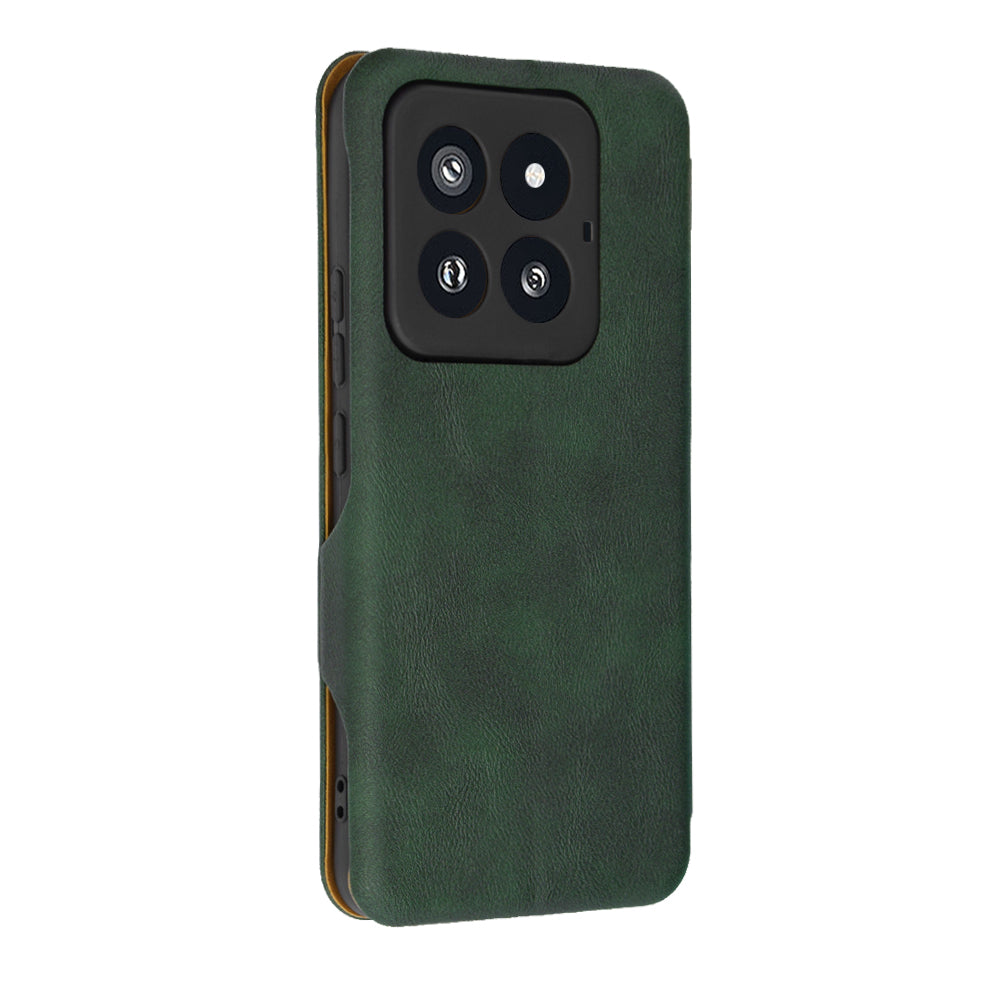 Husa de protectie Techsuit Safe Wallet Plus compatibil cu Xiaomi 14 Pro, Verde