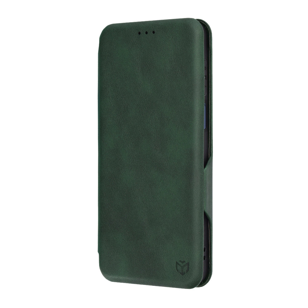 Husa de protectie Techsuit Safe Wallet Plus compatibil cu Motorola Moto G14, Verde