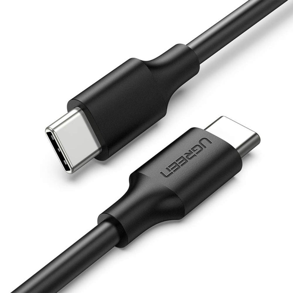 Cablu Ugreen US286 (50997), USB-C to USB-C, 3A, 60W, 1m, Negru