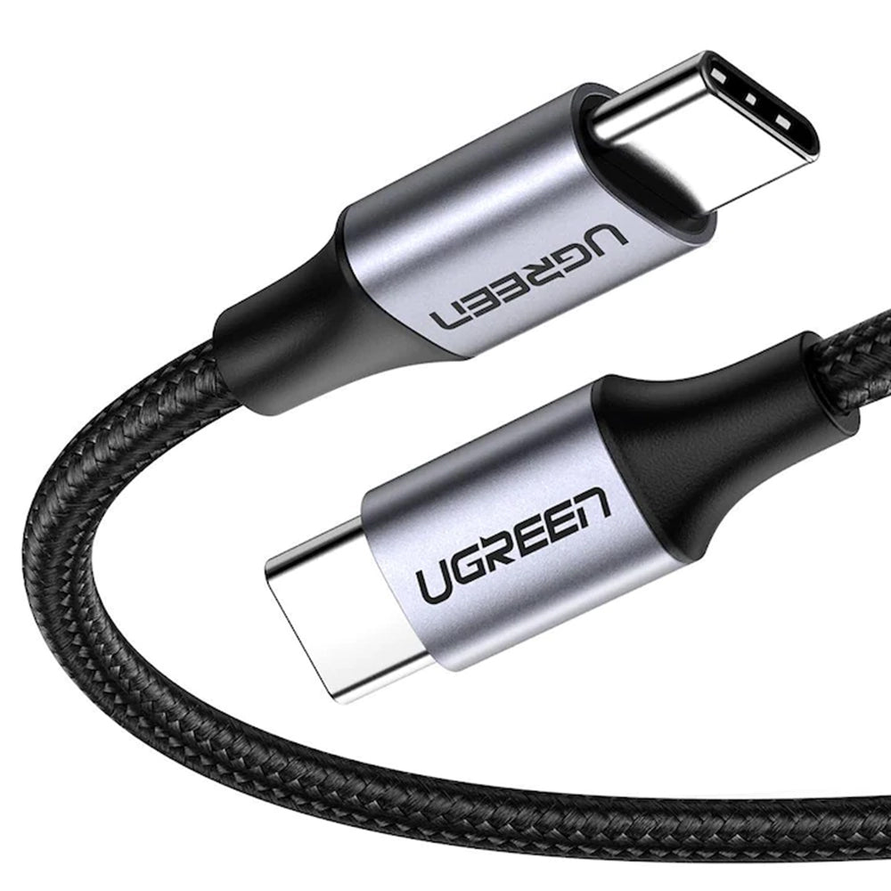 Cablu Ugreen US261 (50152), USB-C, 60W, 2m, Gri