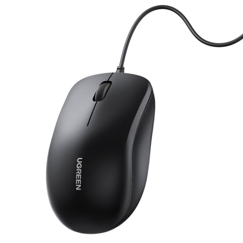 Mouse Ugreen MU007 (90789), USB, Ergonomic, 1200DPI, Negru