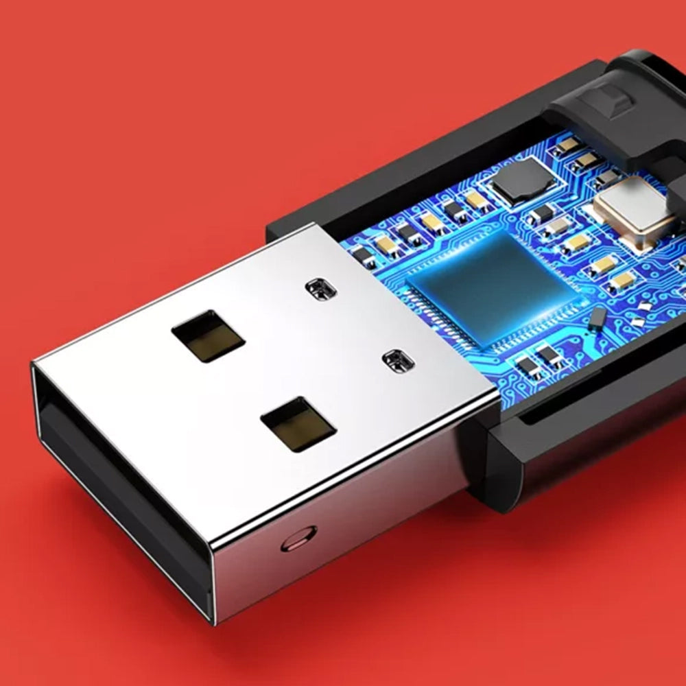Adaptor Ugreen Bluetooth Adapter CM408 (10928), for PC / PS / Switch, USB, Bluetooth 5.0, Mini Size, Negru