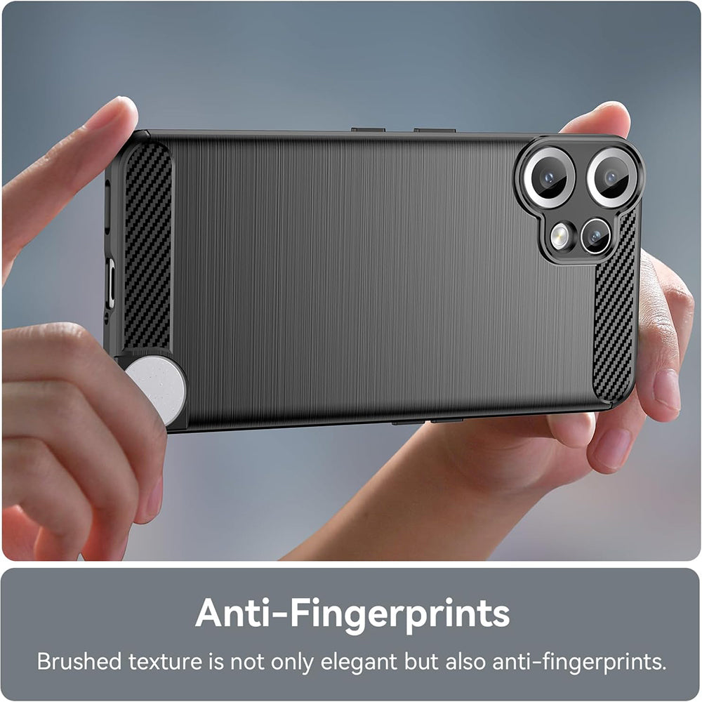 Husa de protectie Techsuit Carbon Silicone compatibil cu Nothing CMF Phone 2 Pro, Negru