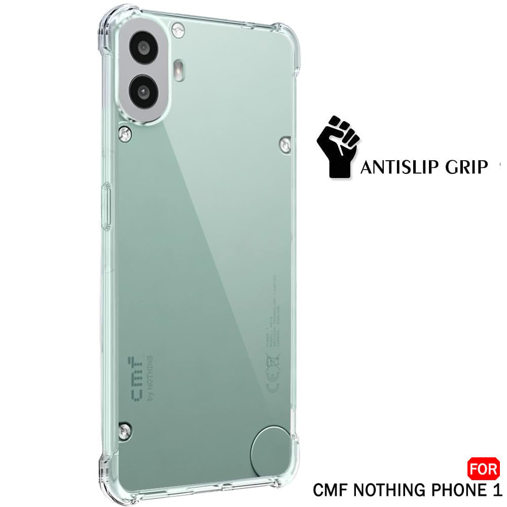 Husa de protectie Techsuit Shockproof Clear Silicone compatibil cu Nothing CMF Phone 2 Pro, Transparent