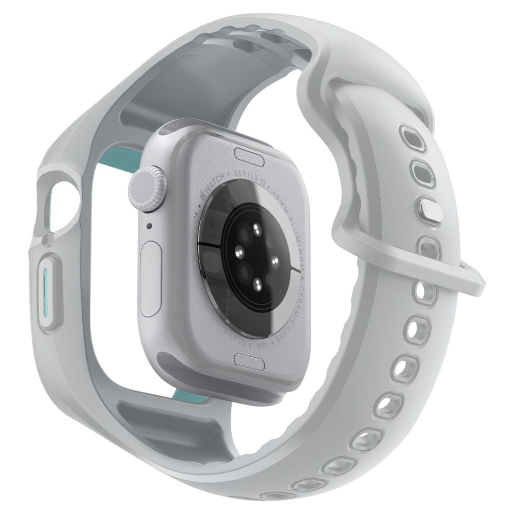 Accesoriu smartwatch Spigen Liquid Air Pro (ACS09318) compatibil cu Apple Watch 10 46mm / Watch 11 46mm, Gri