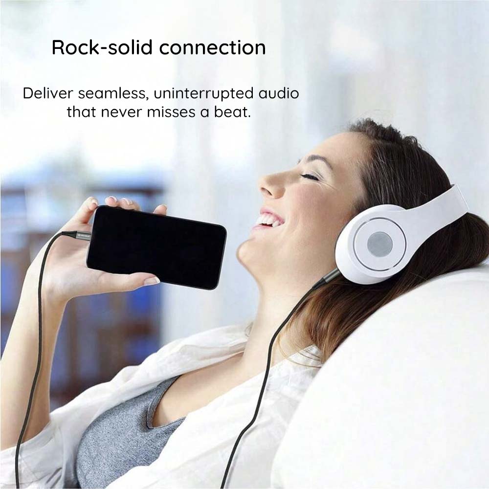 Adaptor Techsuit Premium Cable Adapter NexaSound (AC16), Type-C to 3.5mm Jack, DAC Chip, Nylon Braided + Aluminum Alloy, 1m, Gri