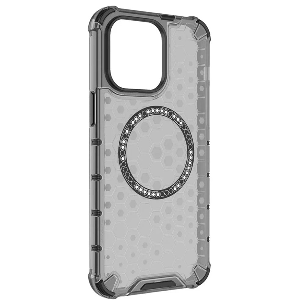 Husa de protectie Techsuit HoneyComb Shield MagSafe compatibil cu iPhone 14 Pro, Negru
