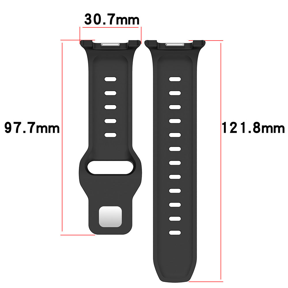Curea smartwatch Techsuit Watchband (W050) compatibil cu Samsung Galaxy Watch8 40mm/Watch8 44mm/Watch8 Classic, Bordo