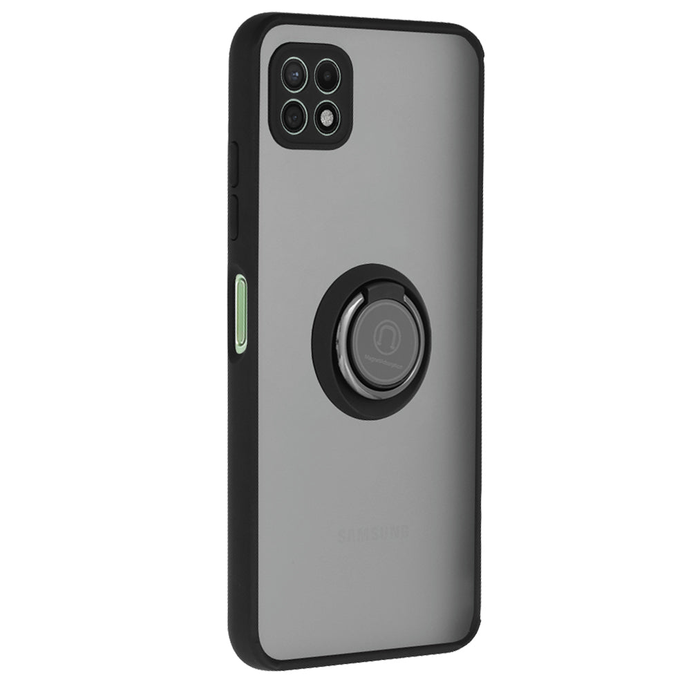 Husa de protectie Techsuit Glinth compatibil cu Samsung Galaxy A22 5G, Negru