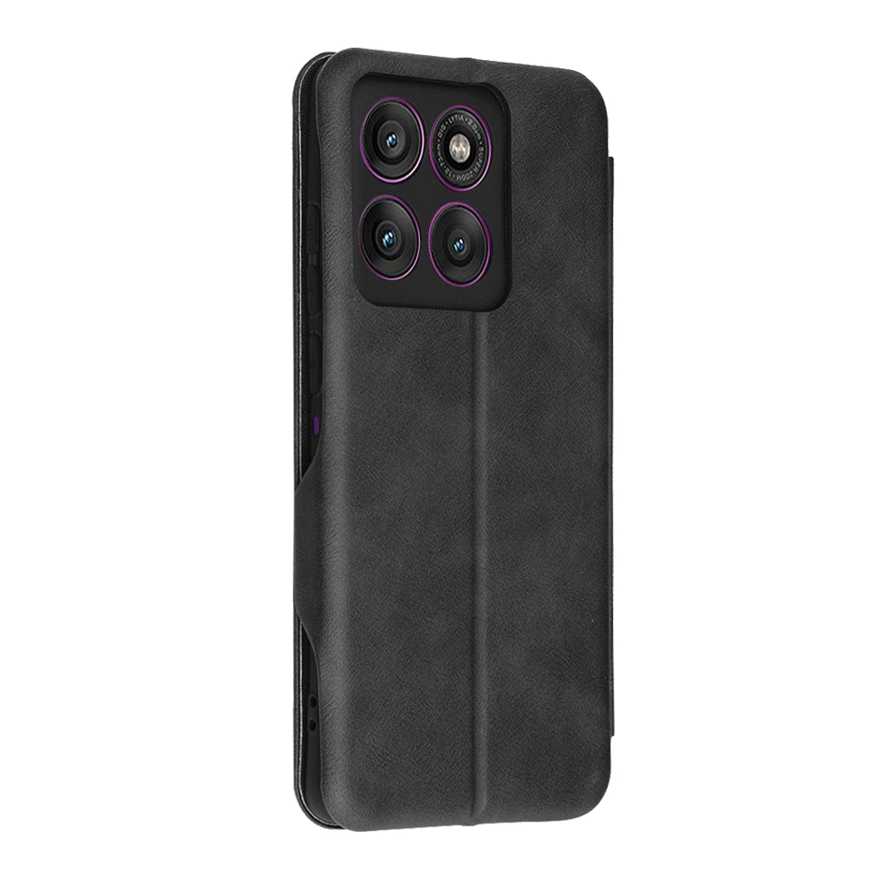 Husa de protectie Techsuit Safe Wallet Plus compatibil cu Motorola Edge 60 Pro, Negru