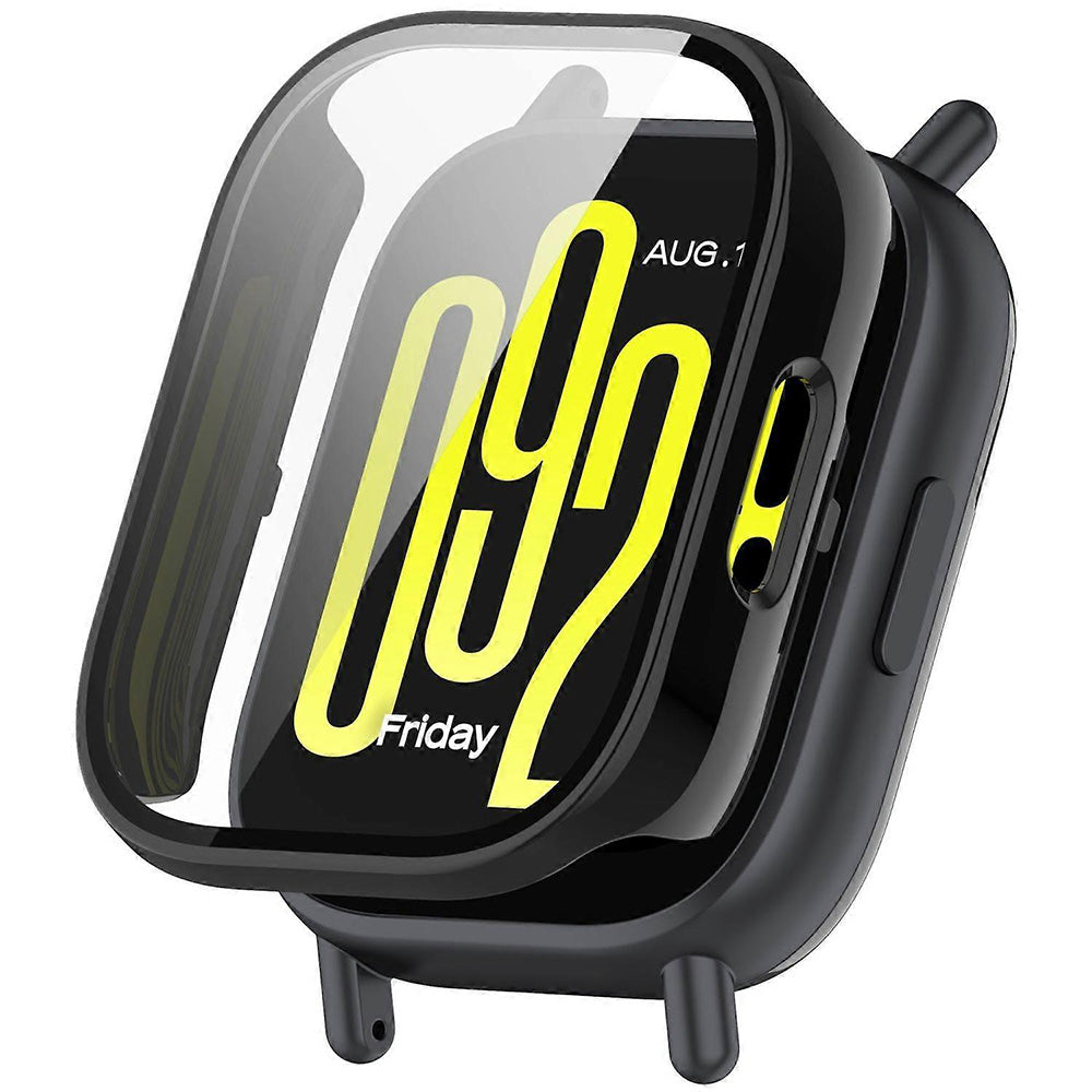 Folie de protectie smartwatch Techsuit Defense360 Pro + Screen Protector compatibil cu Xiaomi Redmi Watch 5 Active, Negru