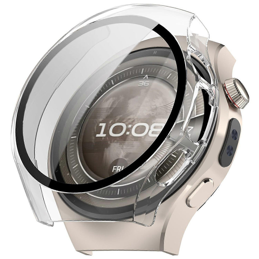 Folie de protectie smartwatch Techsuit Defense360 Pro + Screen Protector compatibil cu Huawei Watch 5 46mm, Transparent