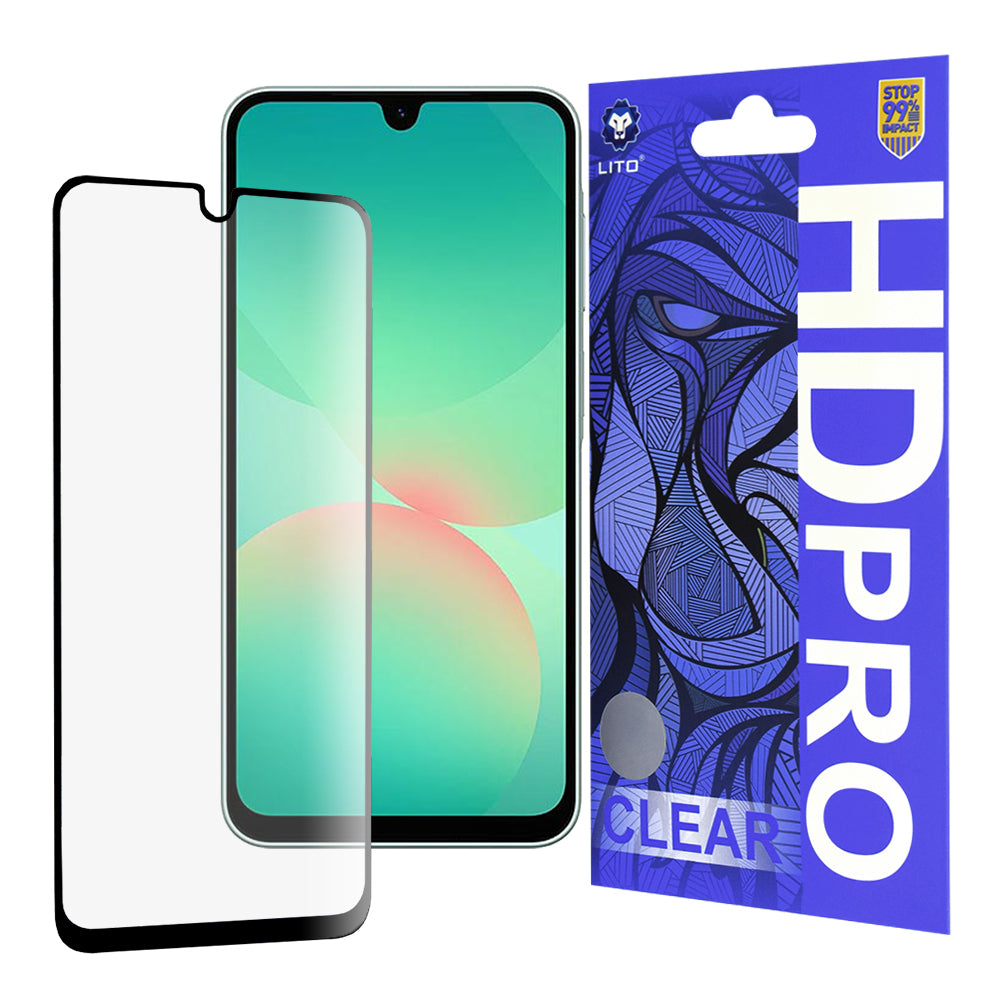 Folie de protectie Lito HD Pro Clear compatibil cu Samsung Galaxy A26 5G, Negru