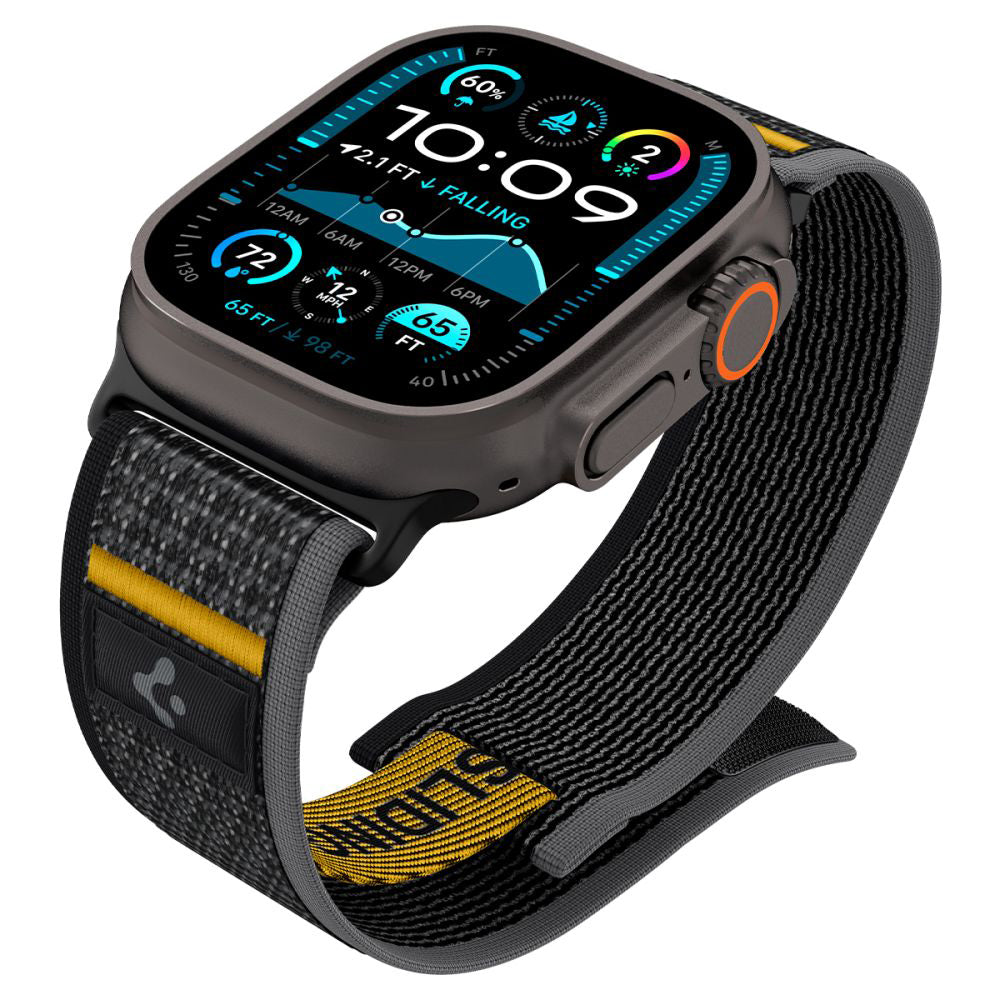 Accesoriu smartwatch Spigen Athlex Air (AMP09033) compatibil cu Apple Watch 6/7/8/9/10/11/SE/SE 2/SE 3/Ultra/Ultra 2/ Ultra 3 (44/45/46/49mm), Active Black