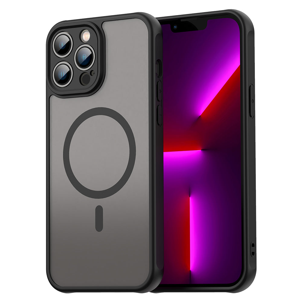 Husa de protectie Techsuit HaloFrost II MagSafe compatibil cu iPhone 13 Pro Max, Negru