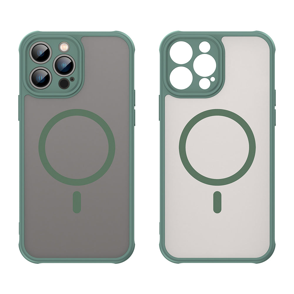 Techsuit HaloFrost II MagSafe zöld tok iPhone 13 Pro Max készülékhez