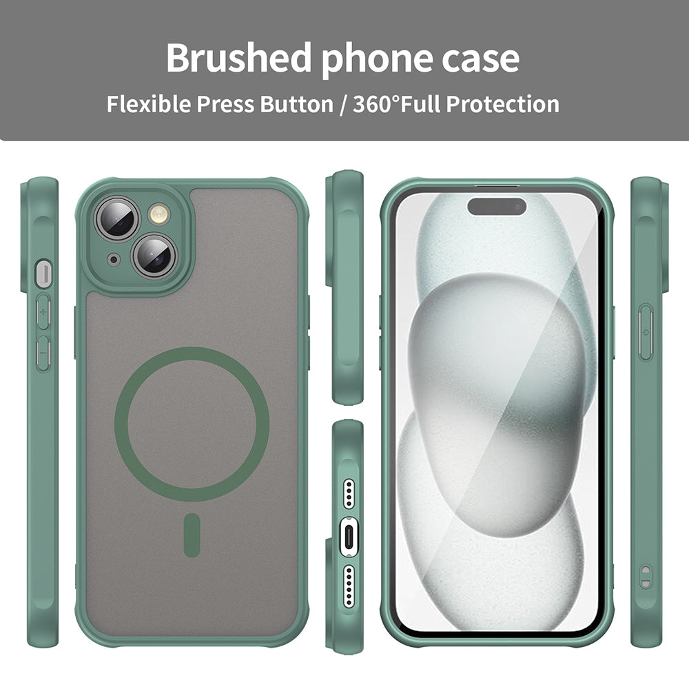 Husa de protectie Techsuit HaloFrost II MagSafe compatibil cu iPhone 14 Plus, Verde