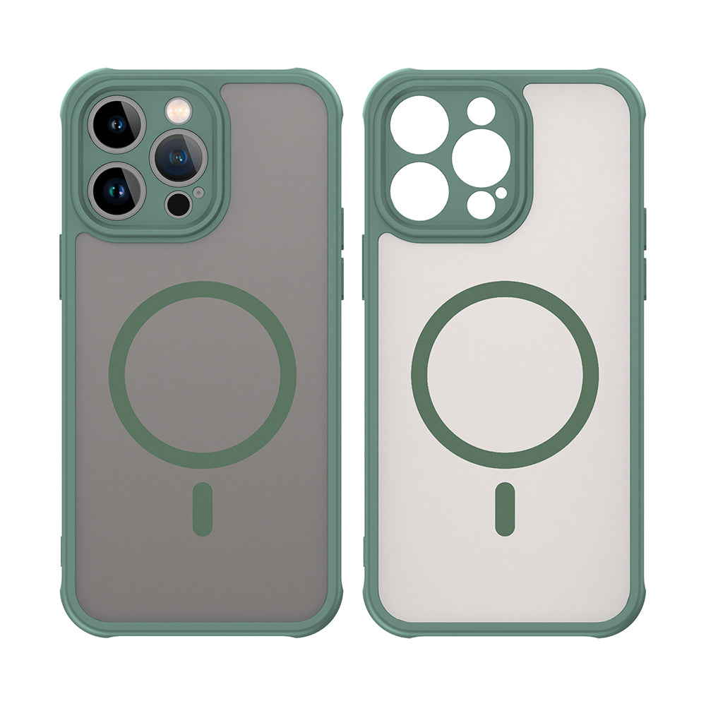Husa de protectie Techsuit HaloFrost II MagSafe compatibil cu iPhone 14 Pro Max, Verde