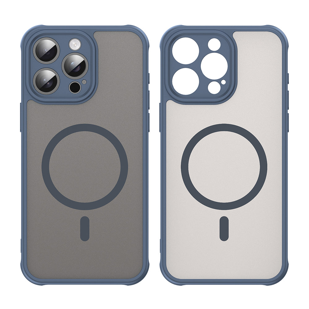 Husă Techsuit HaloFrost II MagSafe bleumarin pentru iPhone 15 Pro