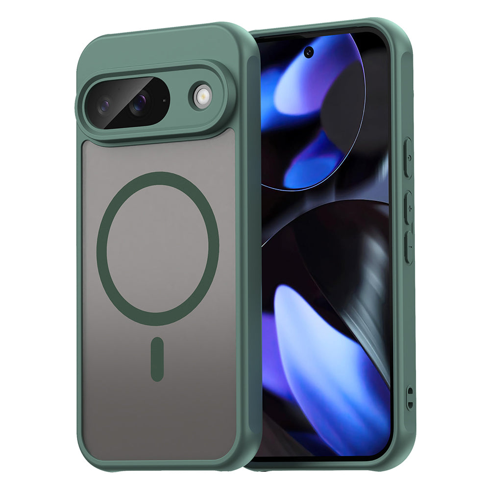 Husa de protectie Techsuit HaloFrost II MagSafe compatibil cu Google Pixel 9, Verde