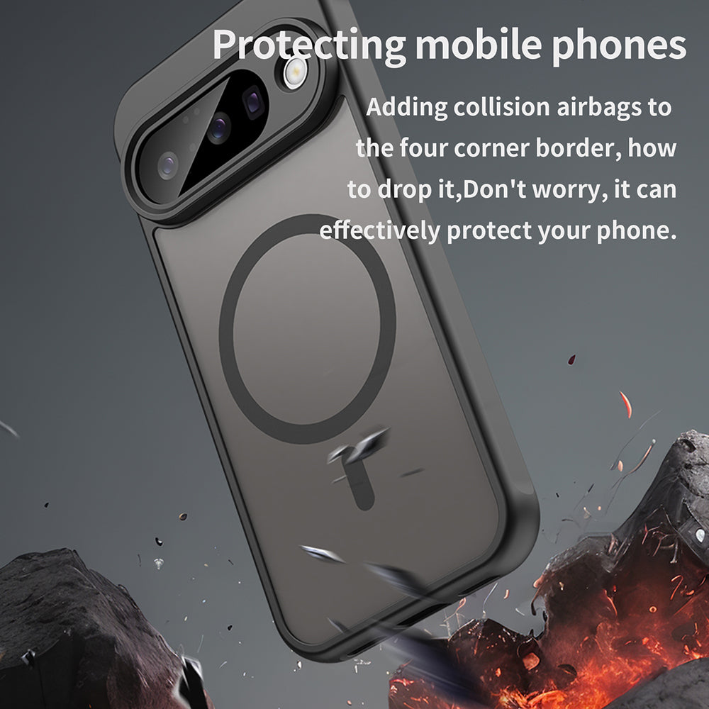 Husa de protectie Techsuit HaloFrost II MagSafe compatibil cu Google Pixel 10, Negru
