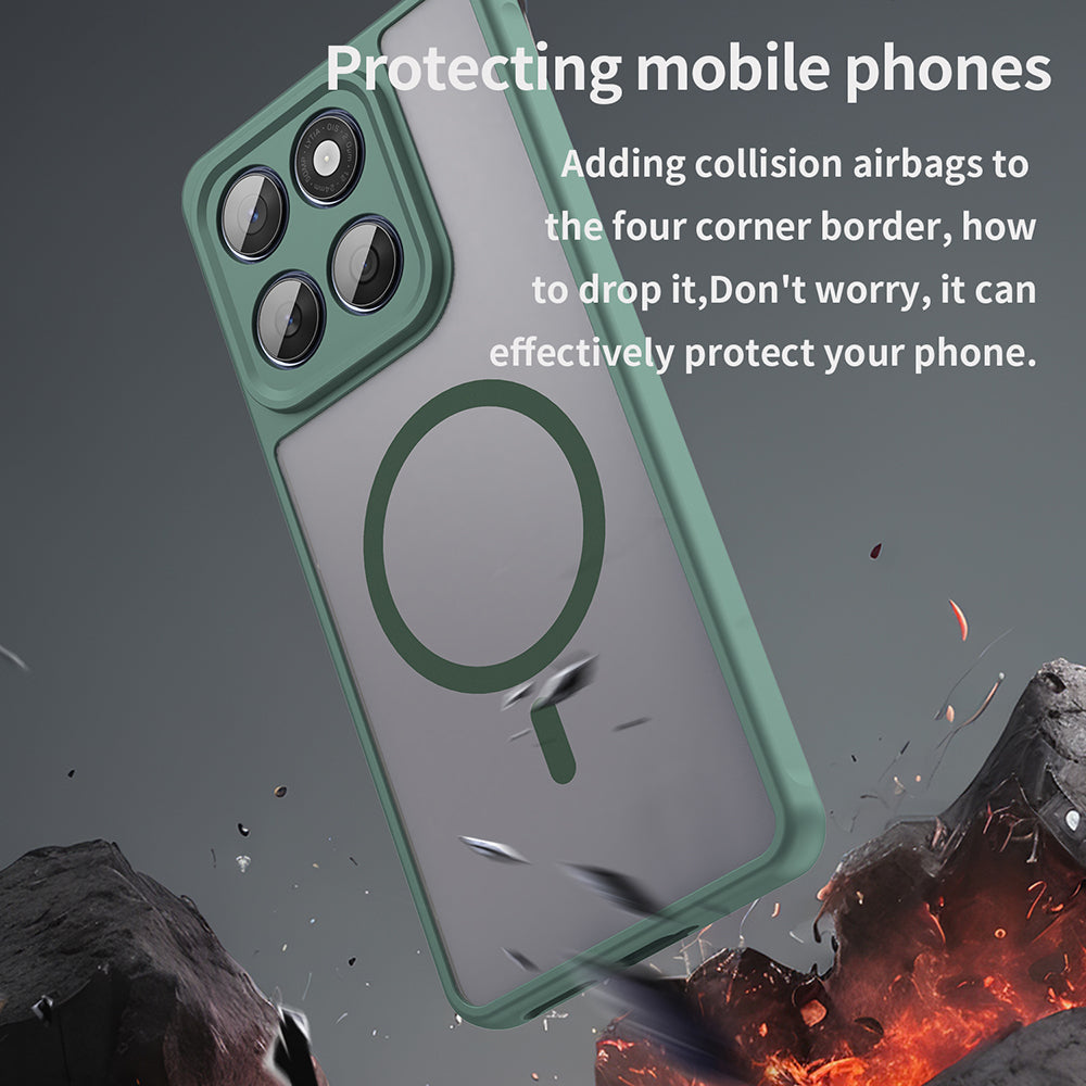 Husa de protectie Techsuit HaloFrost II MagSafe compatibil cu Motorola Edge 60 / 60 Fusion, Verde