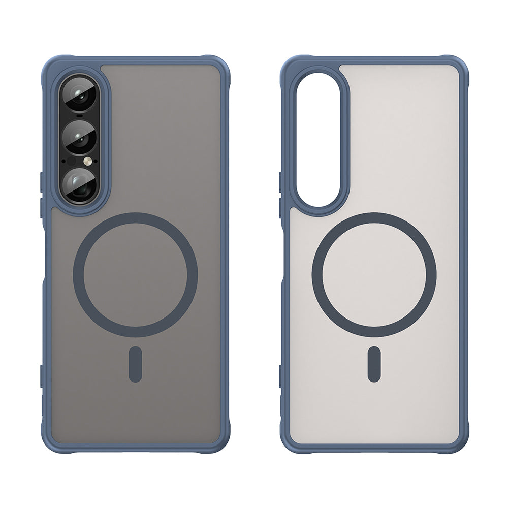 Husa de protectie Techsuit HaloFrost II MagSafe compatibil cu Sony Xperia 1 VII, Bleumarin