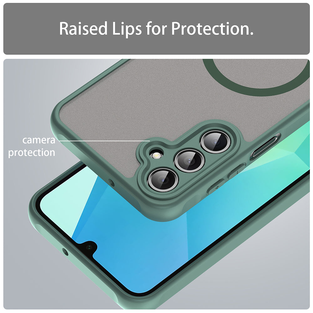 Husa de protectie Techsuit HaloFrost II MagSafe compatibil cu Samsung Galaxy A16 4G / A16 5G, Verde