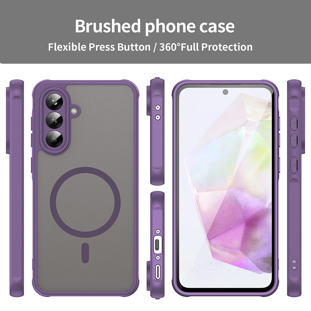 Husa de protectie Techsuit HaloFrost II MagSafe compatibil cu Samsung Galaxy A36 5G, Mov