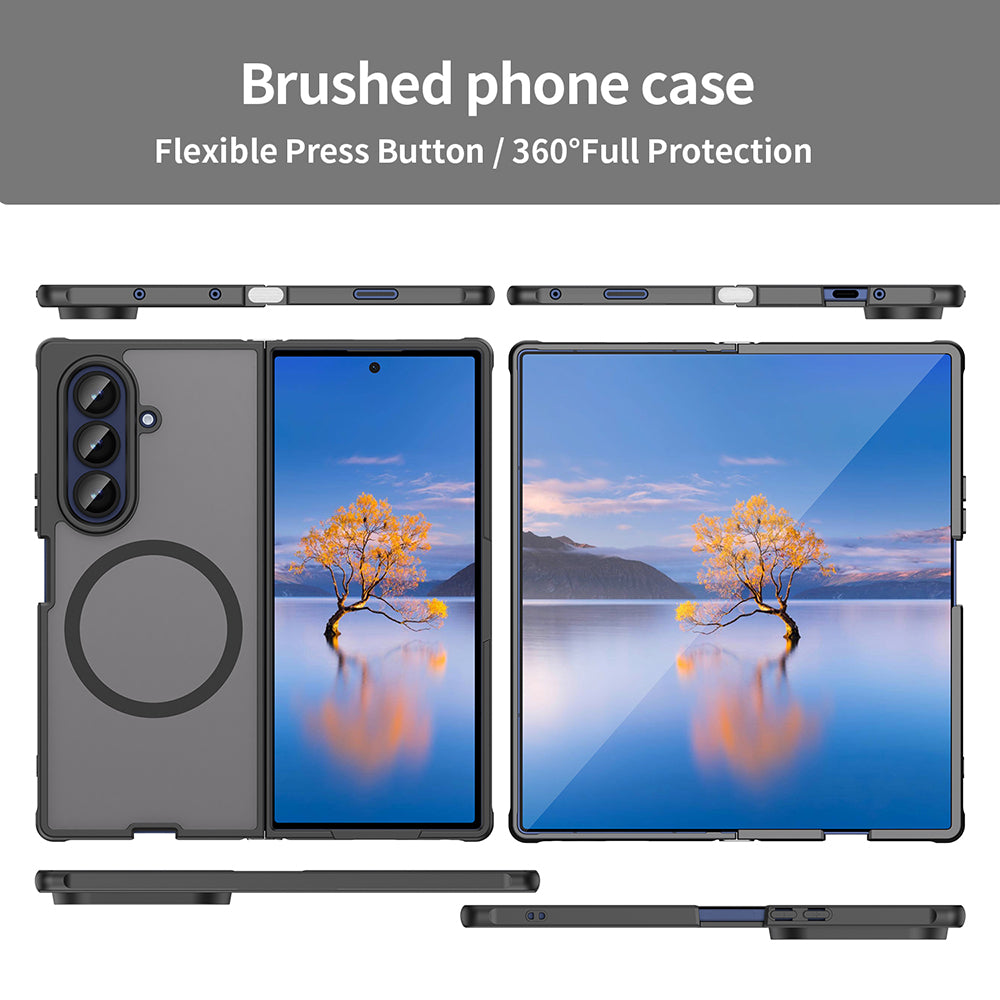 Husa de protectie Techsuit HaloFrost II MagSafe compatibil cu Samsung Galaxy Z Fold7, Negru