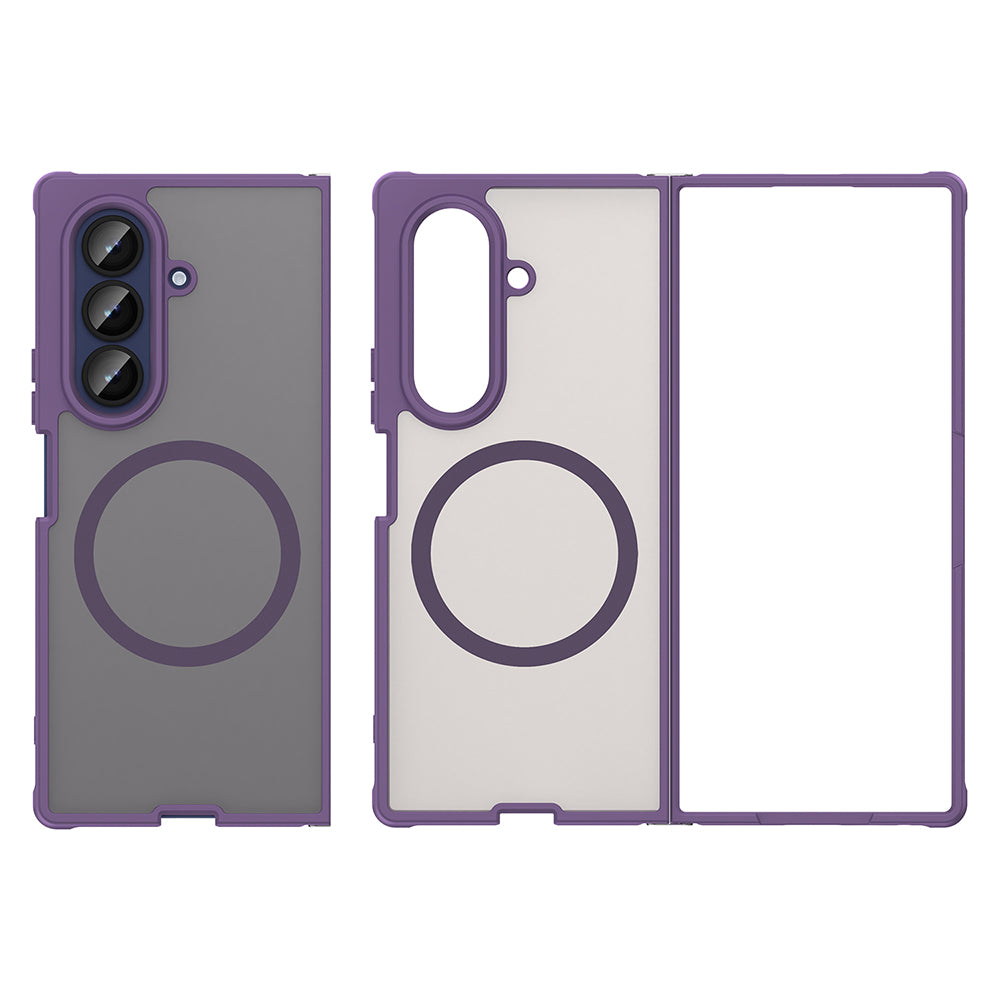 Husa de protectie Techsuit HaloFrost II MagSafe compatibil cu Samsung Galaxy Z Fold7, Mov