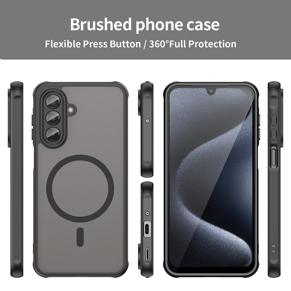 Husa de protectie Techsuit HaloFrost II MagSafe compatibil cu Samsung Galaxy A17 5G / A17 4G, Negru