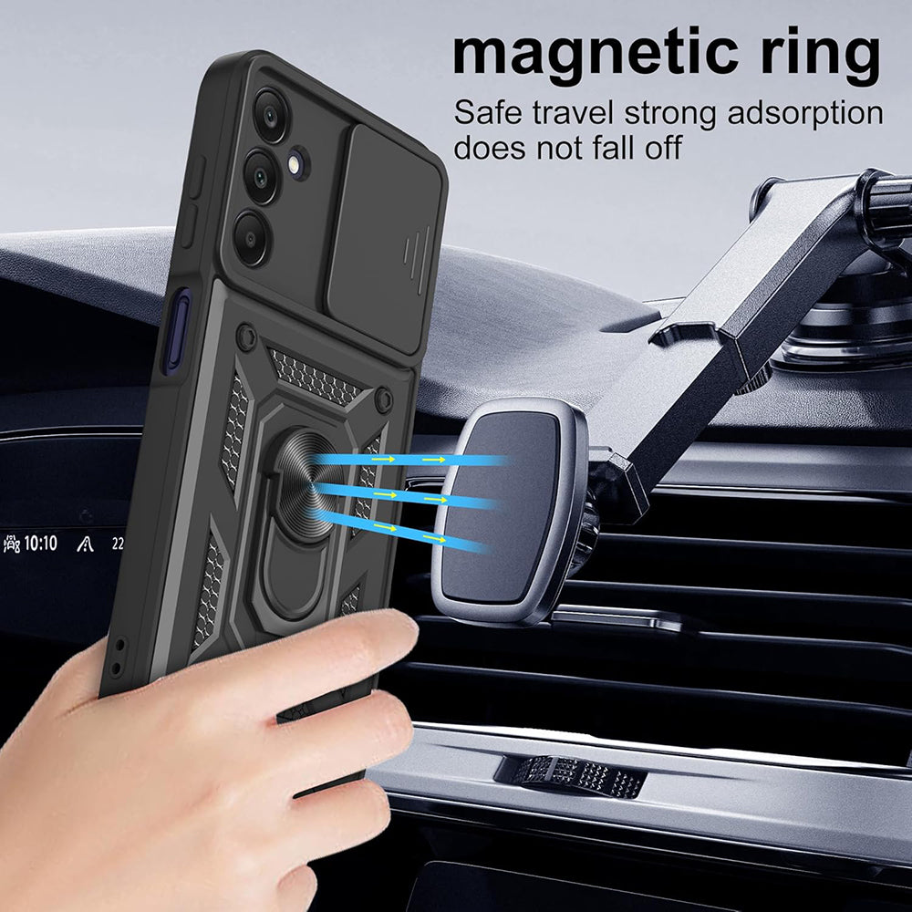 Husa de protectie Techsuit CamShield Series compatibil cu Samsung Galaxy A17 5G / A17 4G, Negru