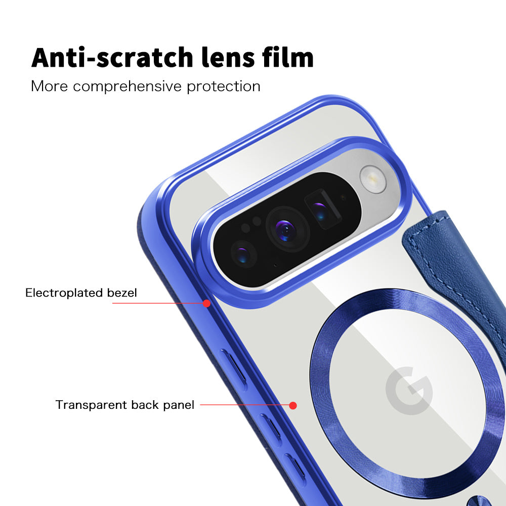 Husa de protectie Techsuit SmartMag Book compatibil cu Google Pixel 10 / 10 Pro, Albastru