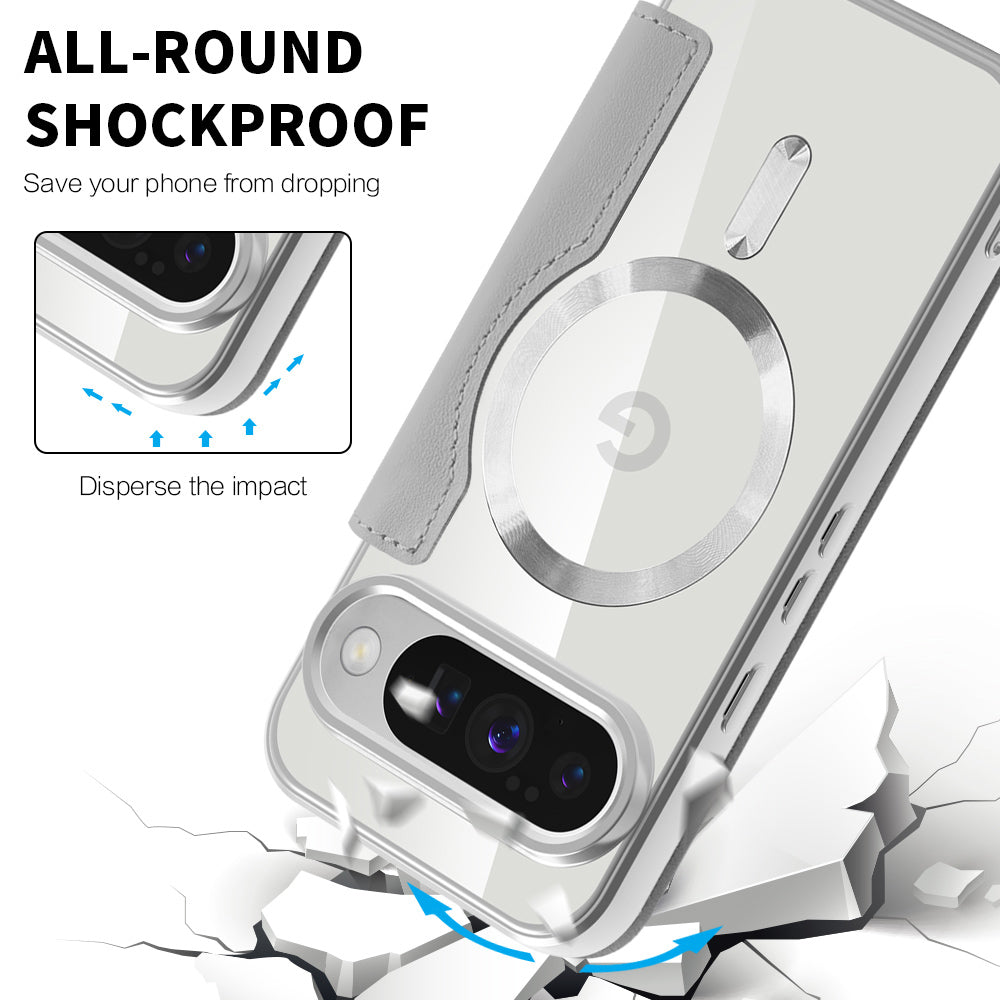 Husa de protectie Techsuit SmartMag Book compatibil cu Google Pixel 10 / 10 Pro, Gri